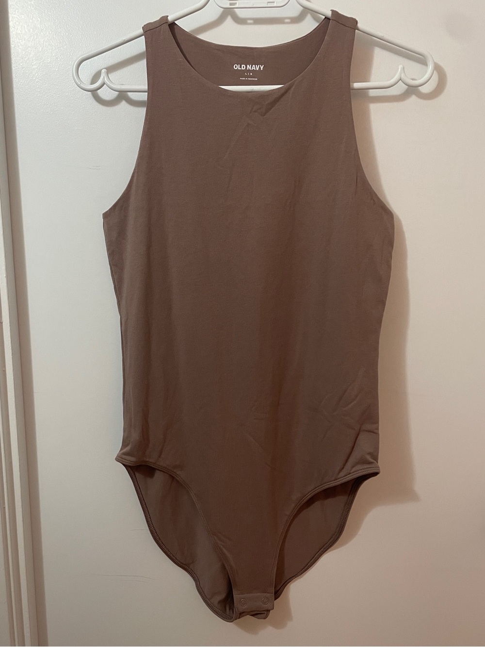 3/$20 Mauve Highneck Bodysuit